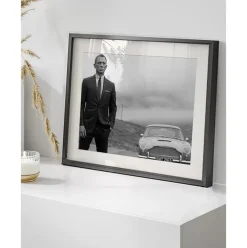 Gerahmte Fotografie Daniel Craig As James Bond, Handgefertigt