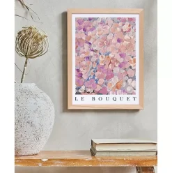 Gerahmter Digitaldruck Le Bouquet, Handgefertigt