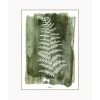 Gerahmter Digitaldruck White Fern