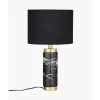 Glam-Tischlampe Miranda Mit Marmorfus