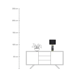 Glam-Tischlampe Miranda Mit Marmorfus