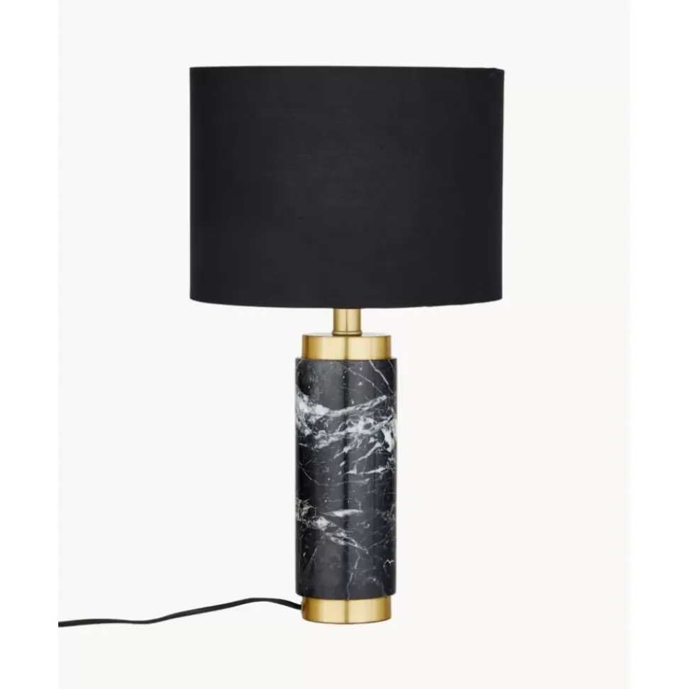 Glam-Tischlampe Miranda Mit Marmorfus