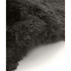 Glanzender Hochflor-Teppich Jimmy, Rund