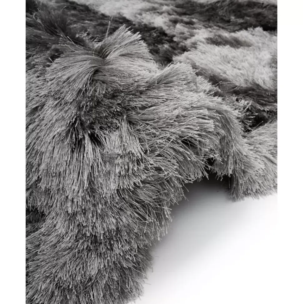 Glanzender Hochflor-Teppich Jimmy