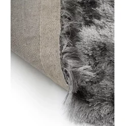 Glanzender Hochflor-Teppich Jimmy
