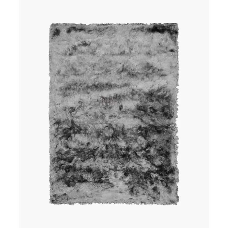 Glanzender Hochflor-Teppich Jimmy