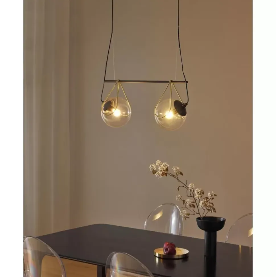 Glaskugel Pendelleuchte Drea