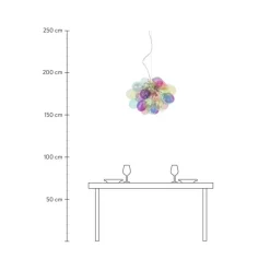 Glaskugel Pendelleuchte Gross