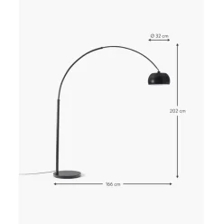 Grose Bogenlampe Bowie