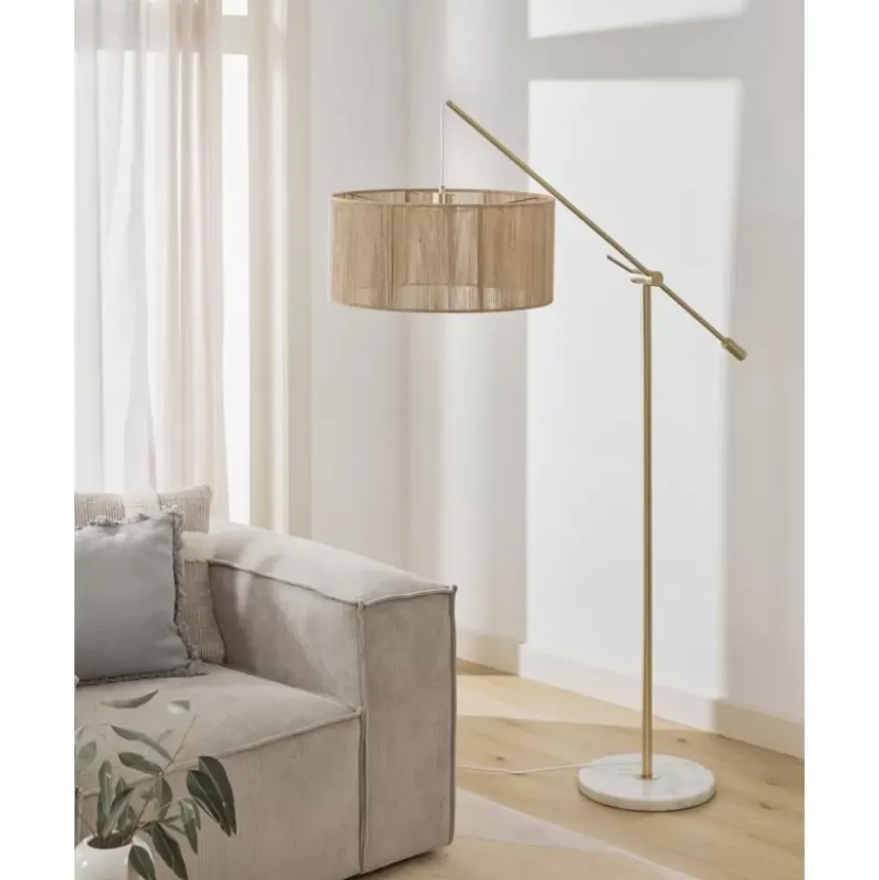 Grose Bogenlampe Lisana Mit Marmorfus