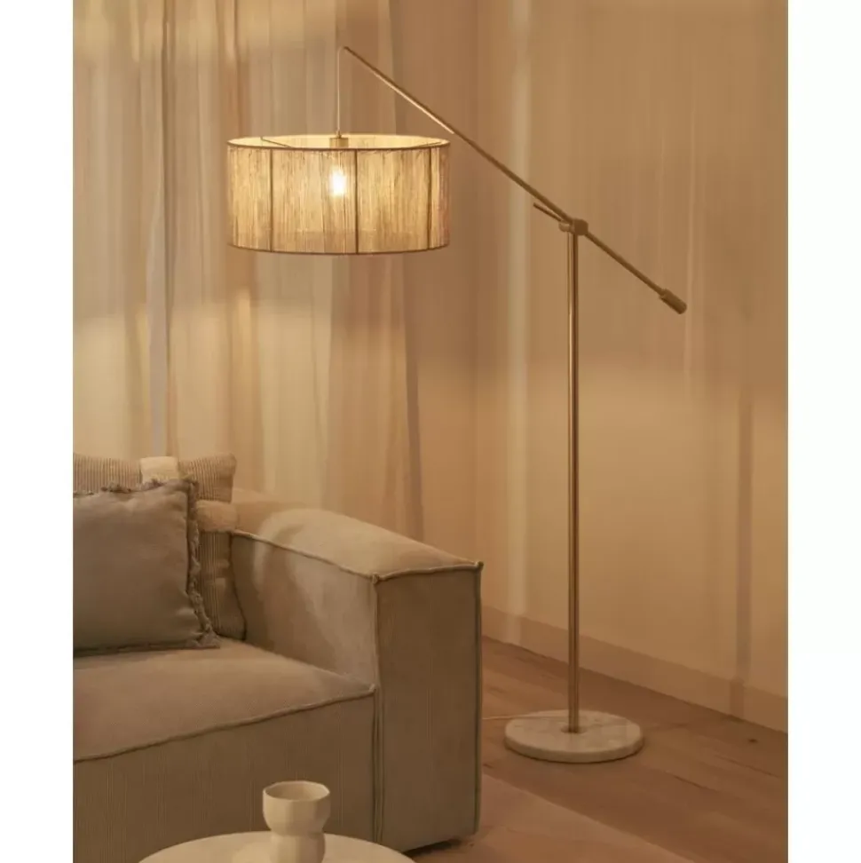 Grose Bogenlampe Lisana Mit Marmorfus