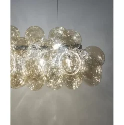Grose Glaskugel Pendelleuchte Gross Bar