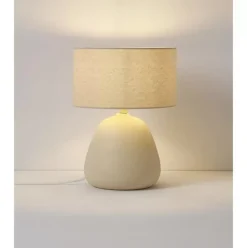 Grose Keramik-Tischlampe Eileen