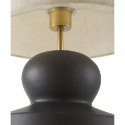 Grose Keramik-Tischlampe Georgina