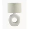 Grose Keramik-Tischlampe Gisella