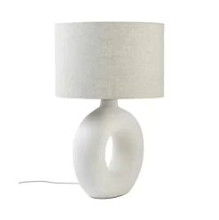 Grose Keramik-Tischlampe Gisella