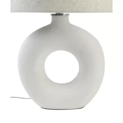Grose Keramik-Tischlampe Gisella