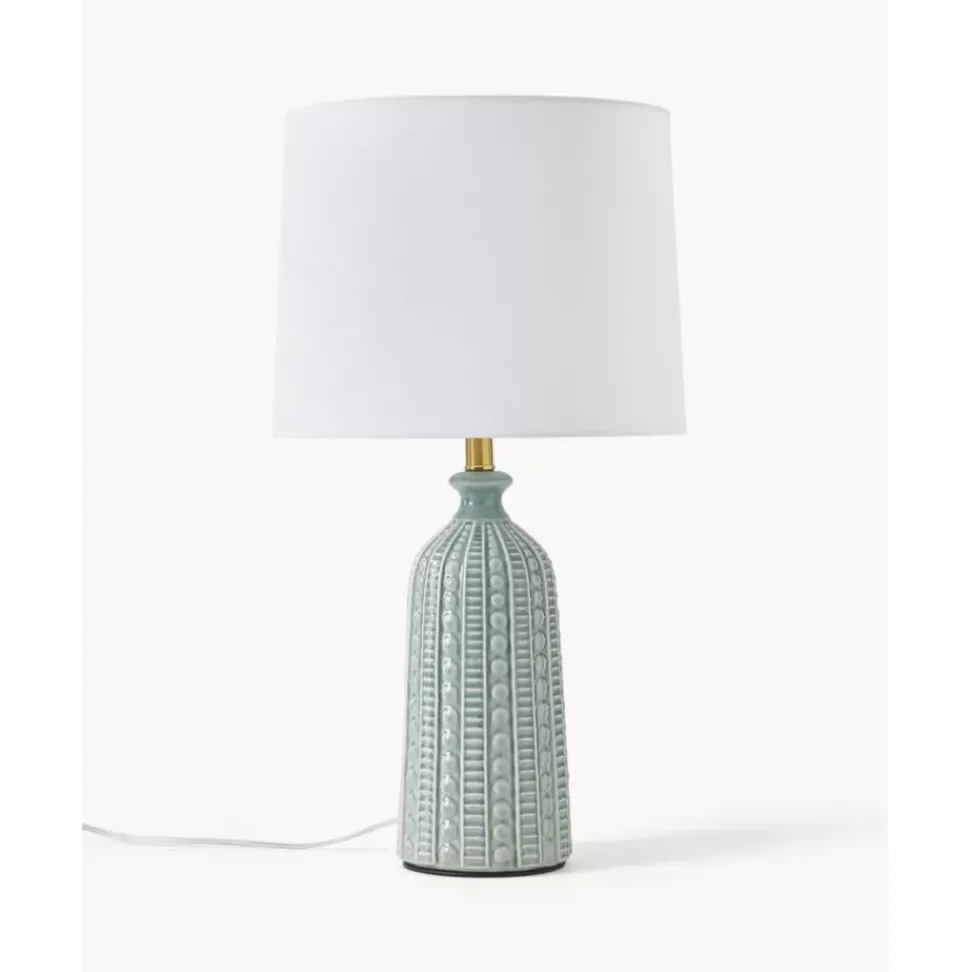 Grose Keramik-Tischlampe Nizza
