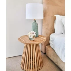 Grose Keramik-Tischlampe Nizza