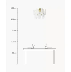 Grose Led-Deckenleuchte Alenia