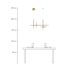 Grose Led-Pendelleuchte Gratia