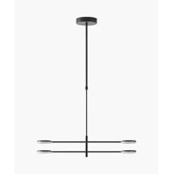Grose Led-Pendelleuchte Odeon Mit Verstellbaren Lampenarmen