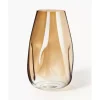 Grose Mundgeblasene Glas-Vase Luster
