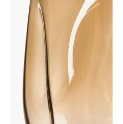 Grose Mundgeblasene Glas-Vase Luster