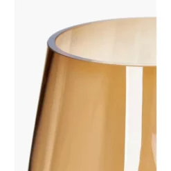 Grose Mundgeblasene Glas-Vase Luster