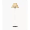 Grose Nachttischlampe Corda Mit Geflecht