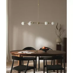 Grose Pendelleuchte Aurelia Aus Opalglas