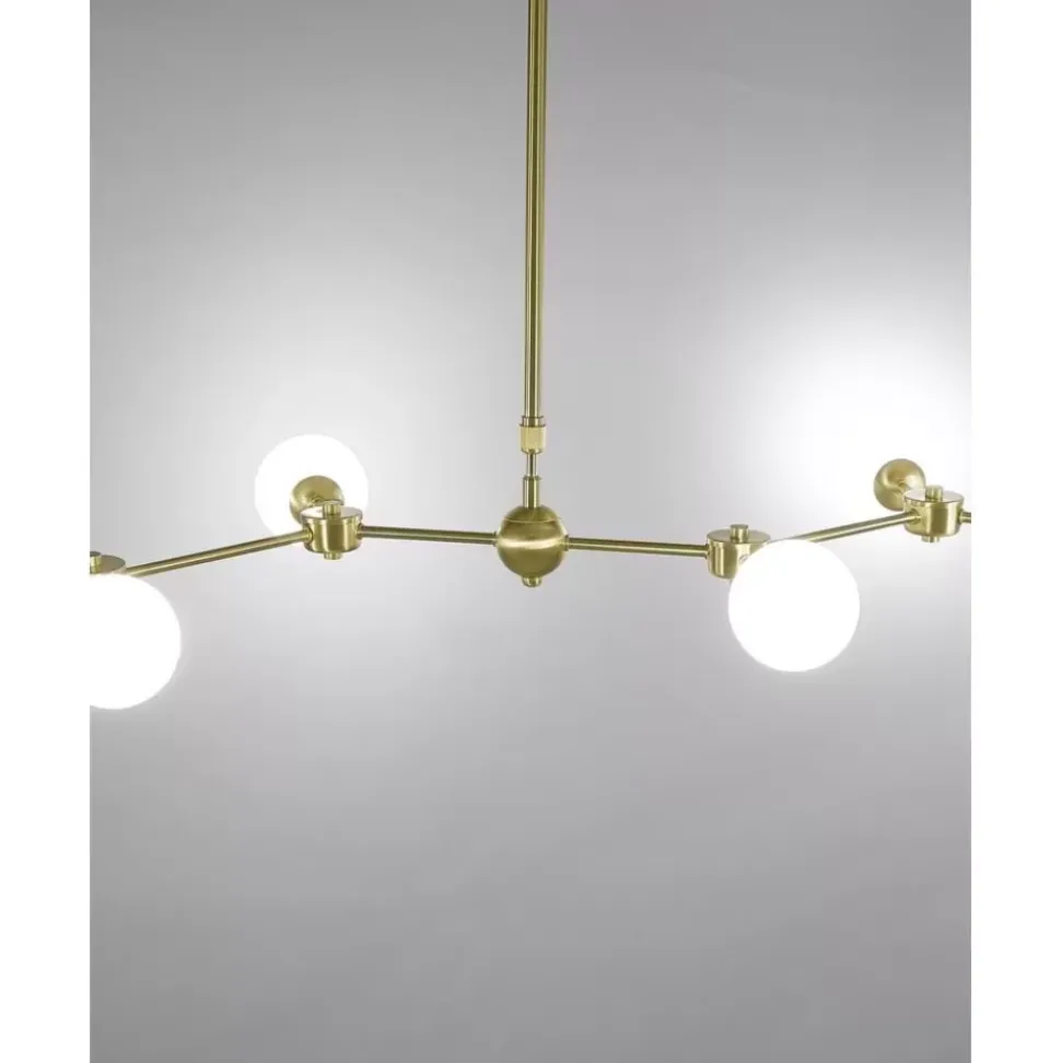 Grose Pendelleuchte Aurelia Aus Opalglas