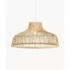 Grose Pendelleuchte Braid Aus Rattan