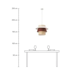 Grose Pendelleuchte Klea Aus Wiener Geflecht