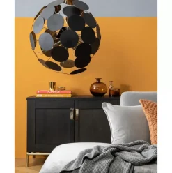 Grose Pendelleuchte Planet-Gold