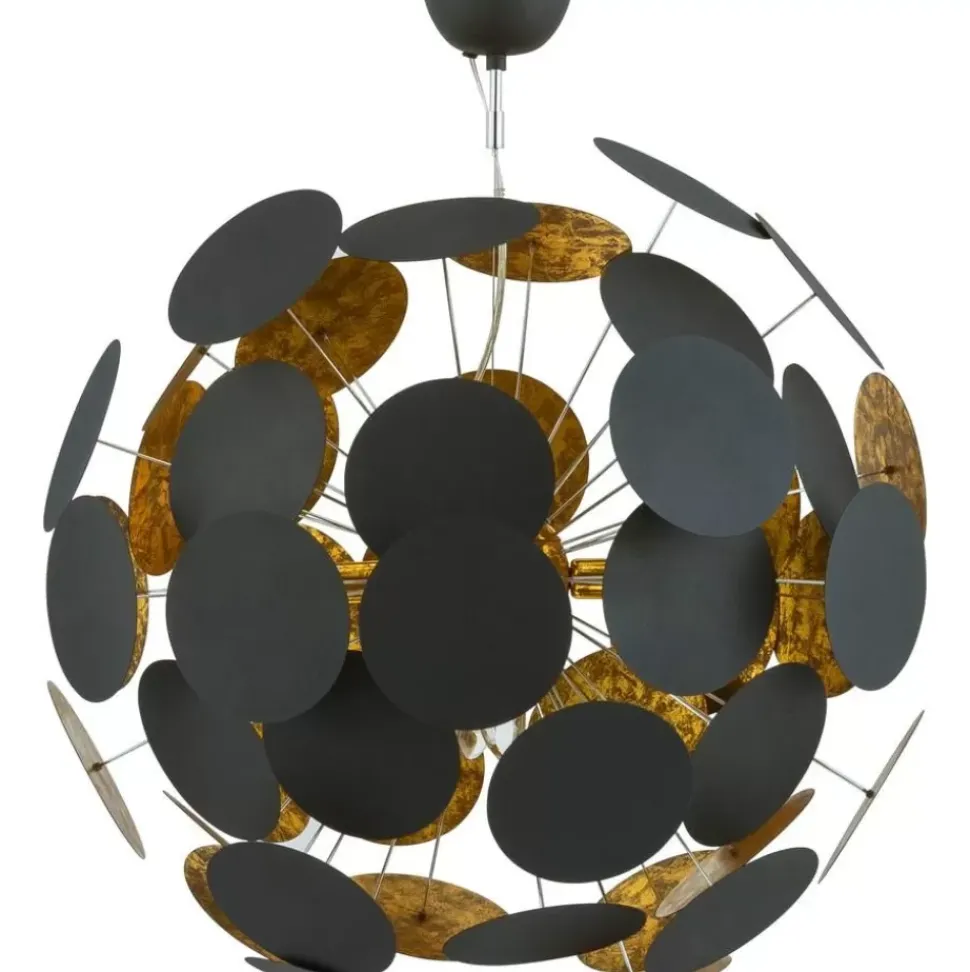 Grose Pendelleuchte Planet-Gold