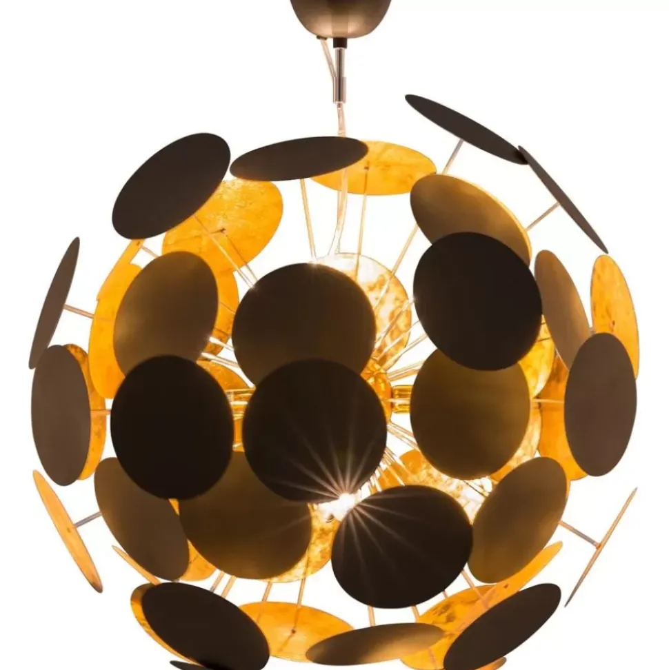 Grose Pendelleuchte Planet-Gold
