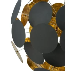 Grose Pendelleuchte Planet-Gold