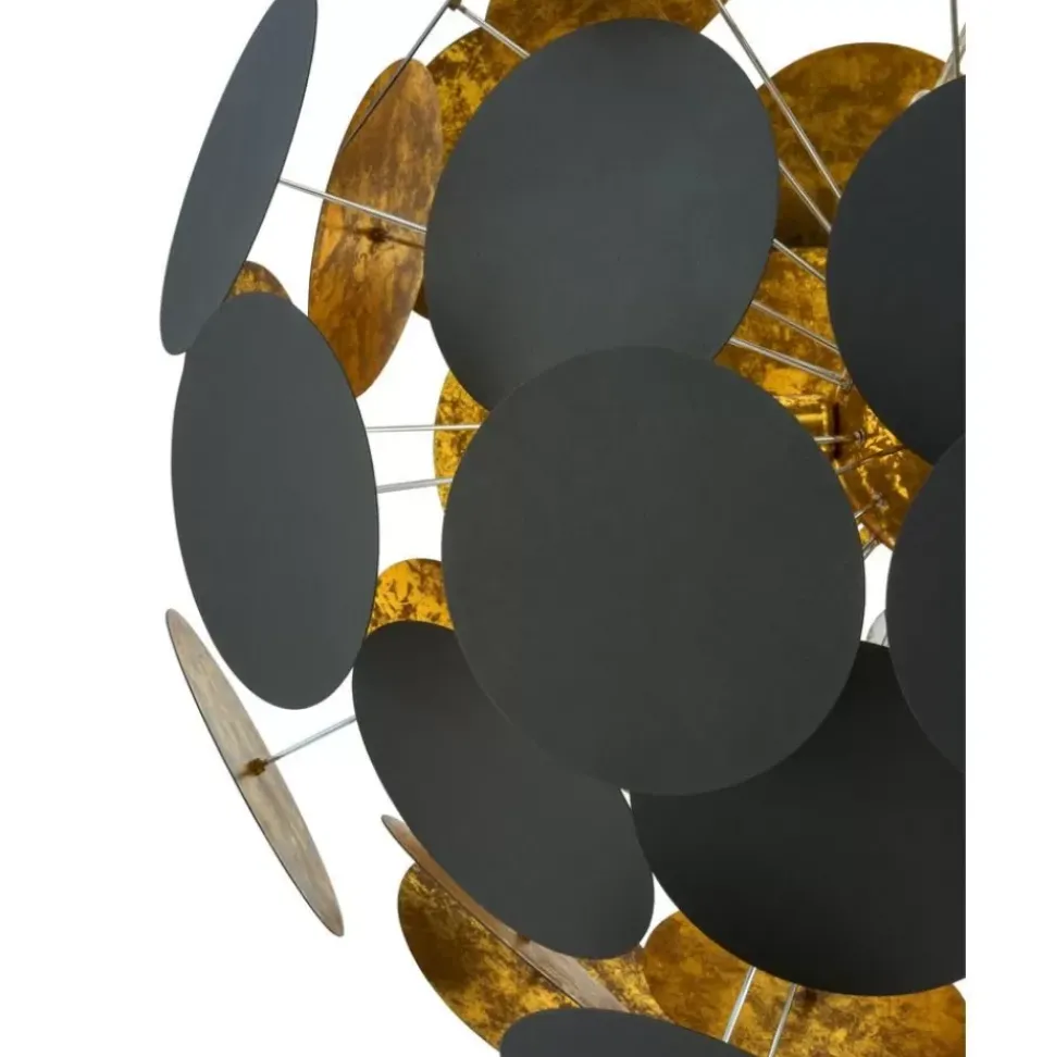 Grose Pendelleuchte Planet-Gold