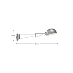 Groser Wandstrahler Portland Mit Stecker