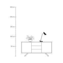 Grose Schreibtischlampe Cal Aus Metall