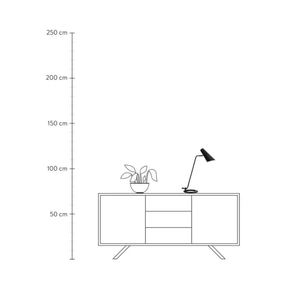 Grose Schreibtischlampe Cal Aus Metall