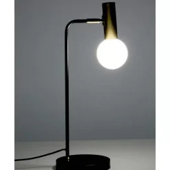 Grose Schreibtischlampe Wilson Mit Glasschirm