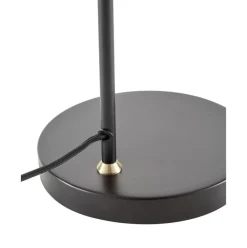 Grose Schreibtischlampe Wilson Mit Glasschirm