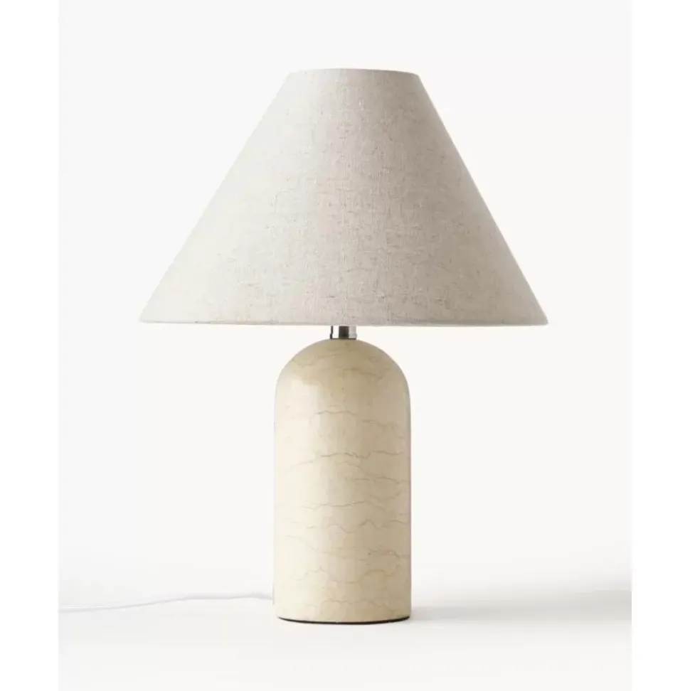 Grose Tischlampe Gia Mit Marmorfus