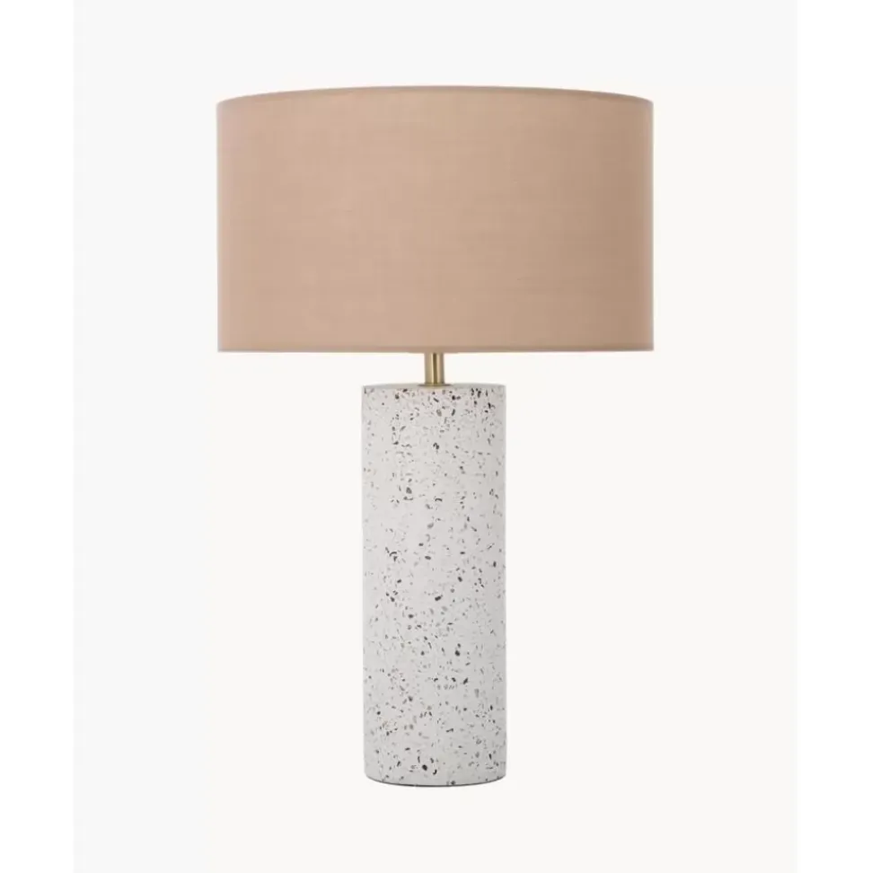 Grose Tischlampe Mosaik Mit Betonfus