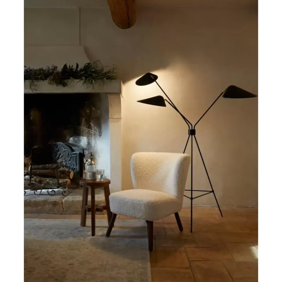Grose Tripod-Stehlampe Neron