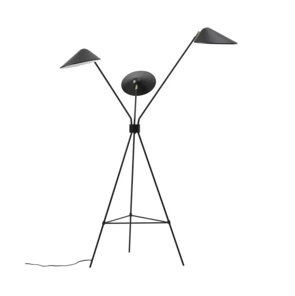 Grose Tripod-Stehlampe Neron