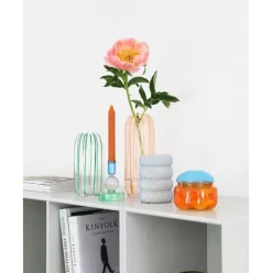 Handbemalte Glas-Vase Sweep