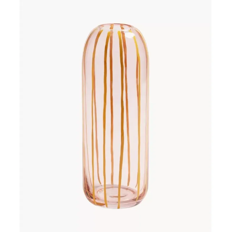 Handbemalte Glas-Vase Sweep